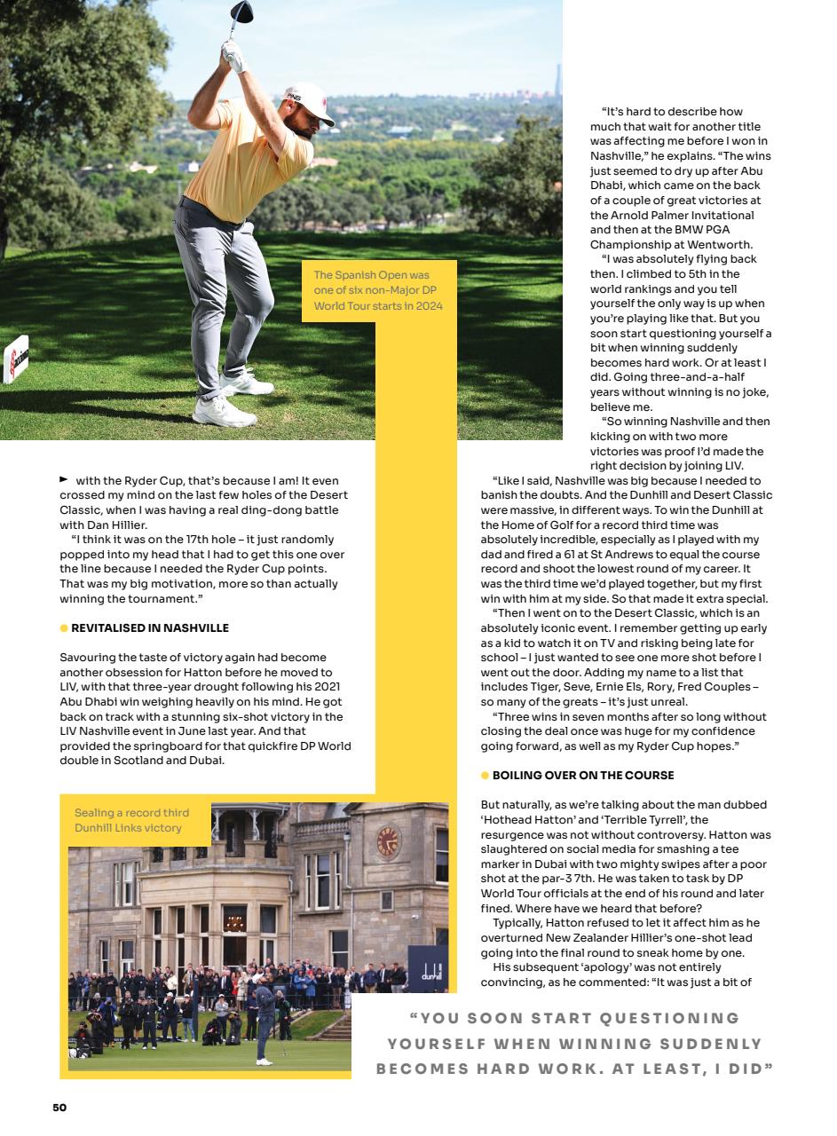 Golf Monthly Preview Pages