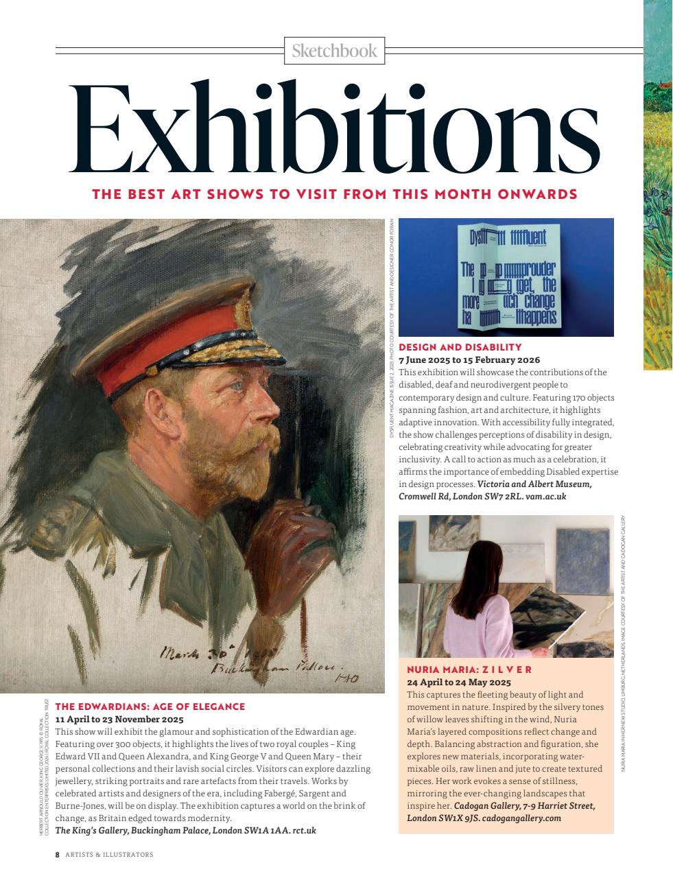 Artists & Illustrators Preview Pages