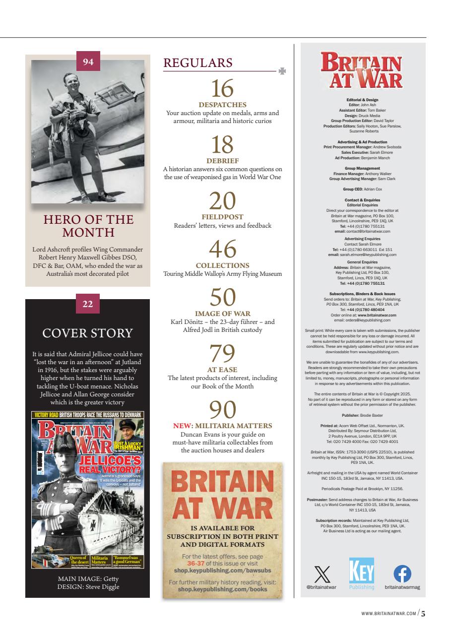 Britain at War Magazine Preview Pages