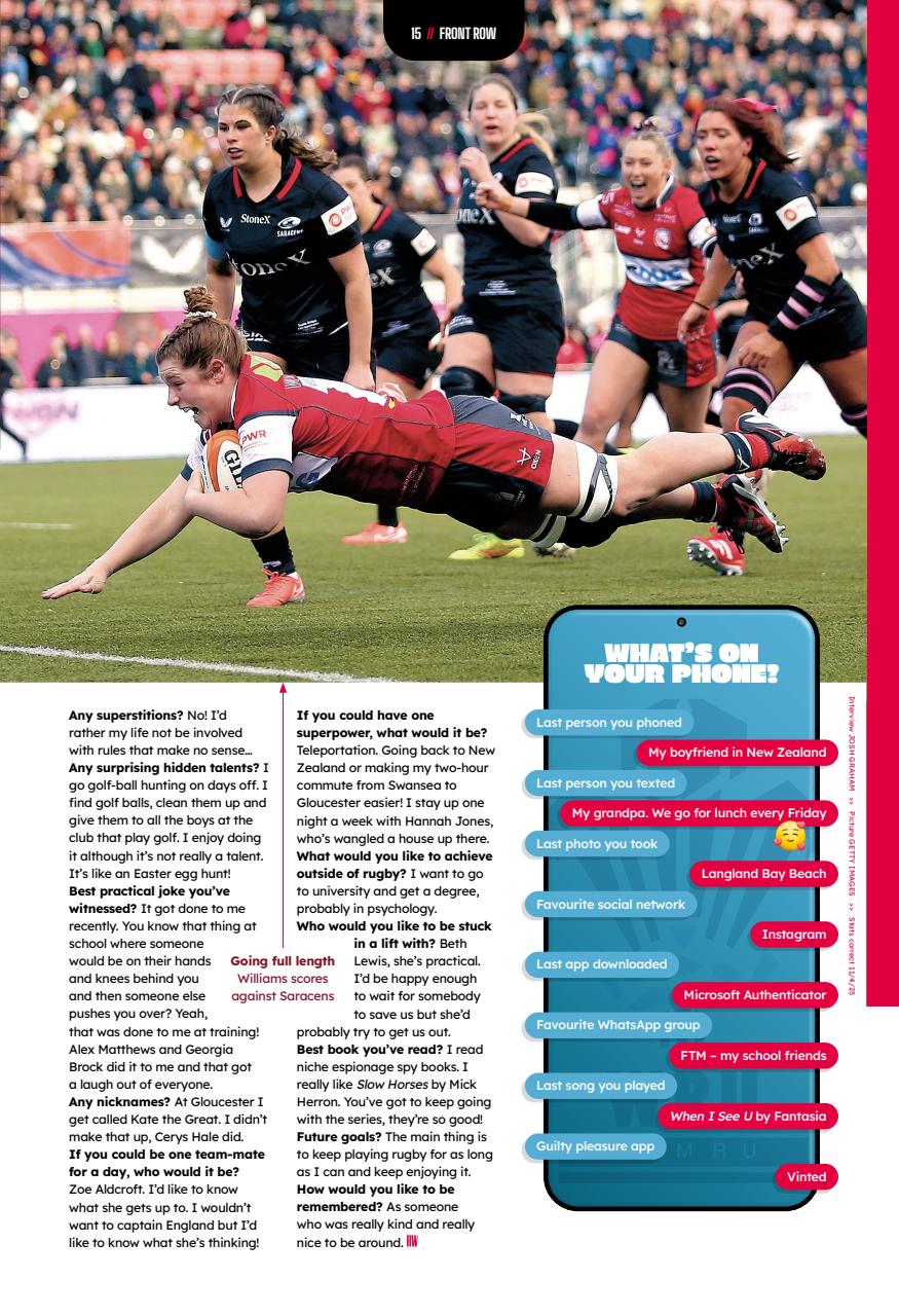 Rugby World Preview Pages