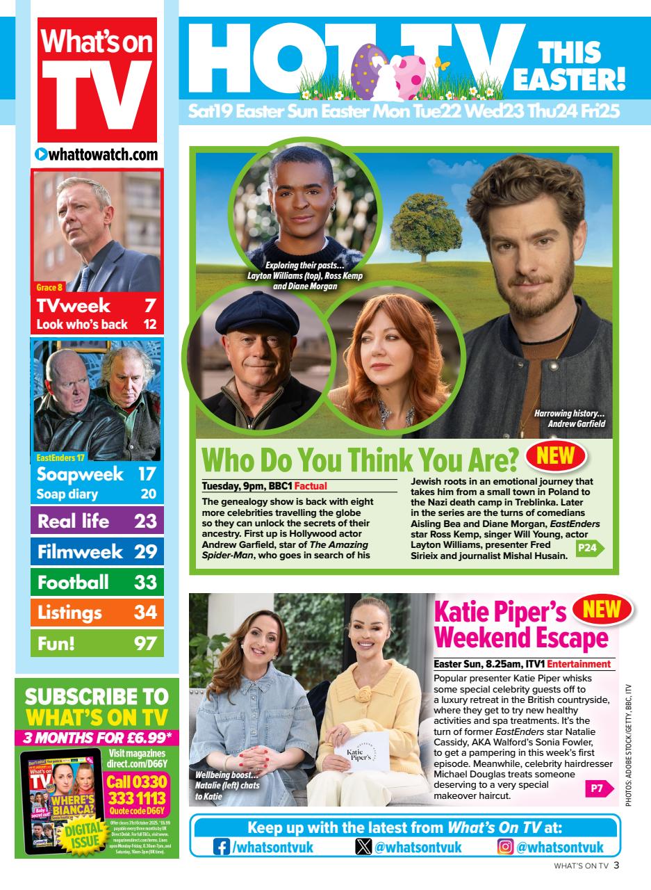 What's on TV Preview Pages