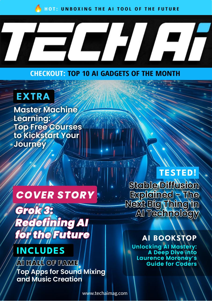 Tech AI Magazine Preview Pages