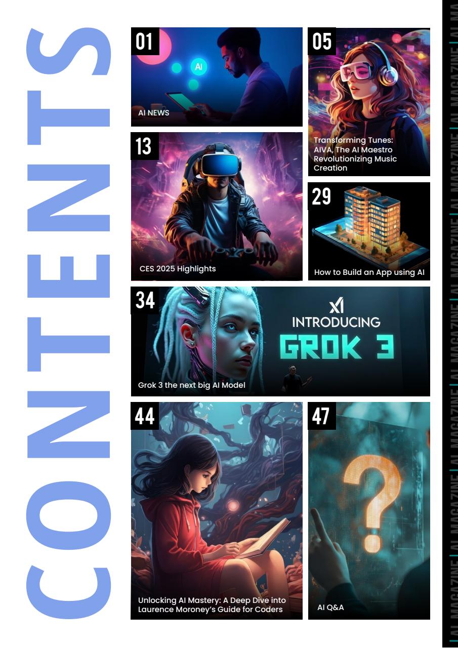 Tech AI Magazine Preview Pages