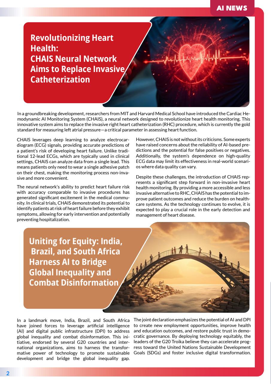 Tech AI Magazine Preview Pages