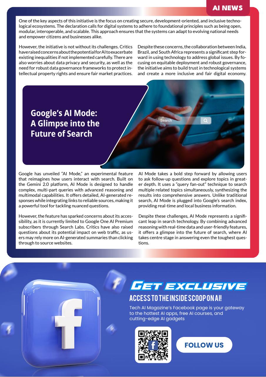 Tech AI Magazine Preview Pages