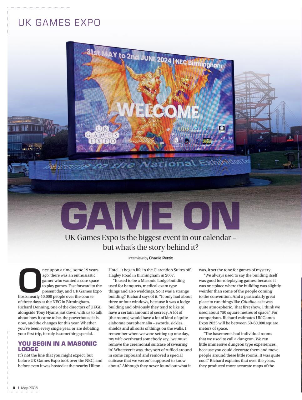 Tabletop Gaming Preview Pages