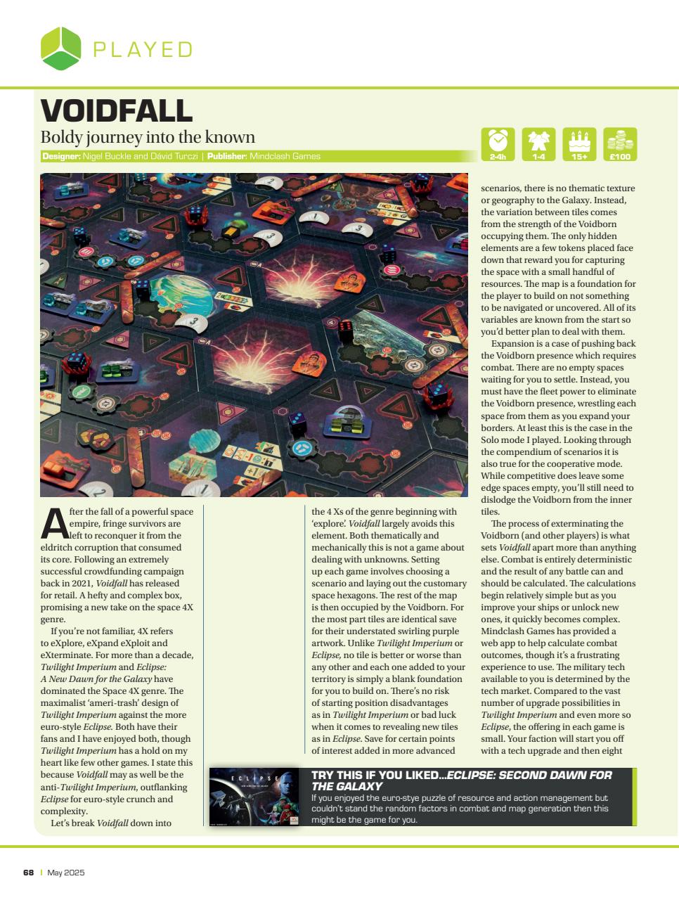 Tabletop Gaming Preview Pages