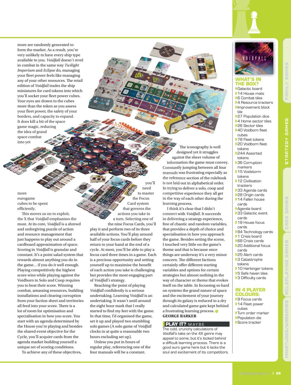 Tabletop Gaming Preview Pages