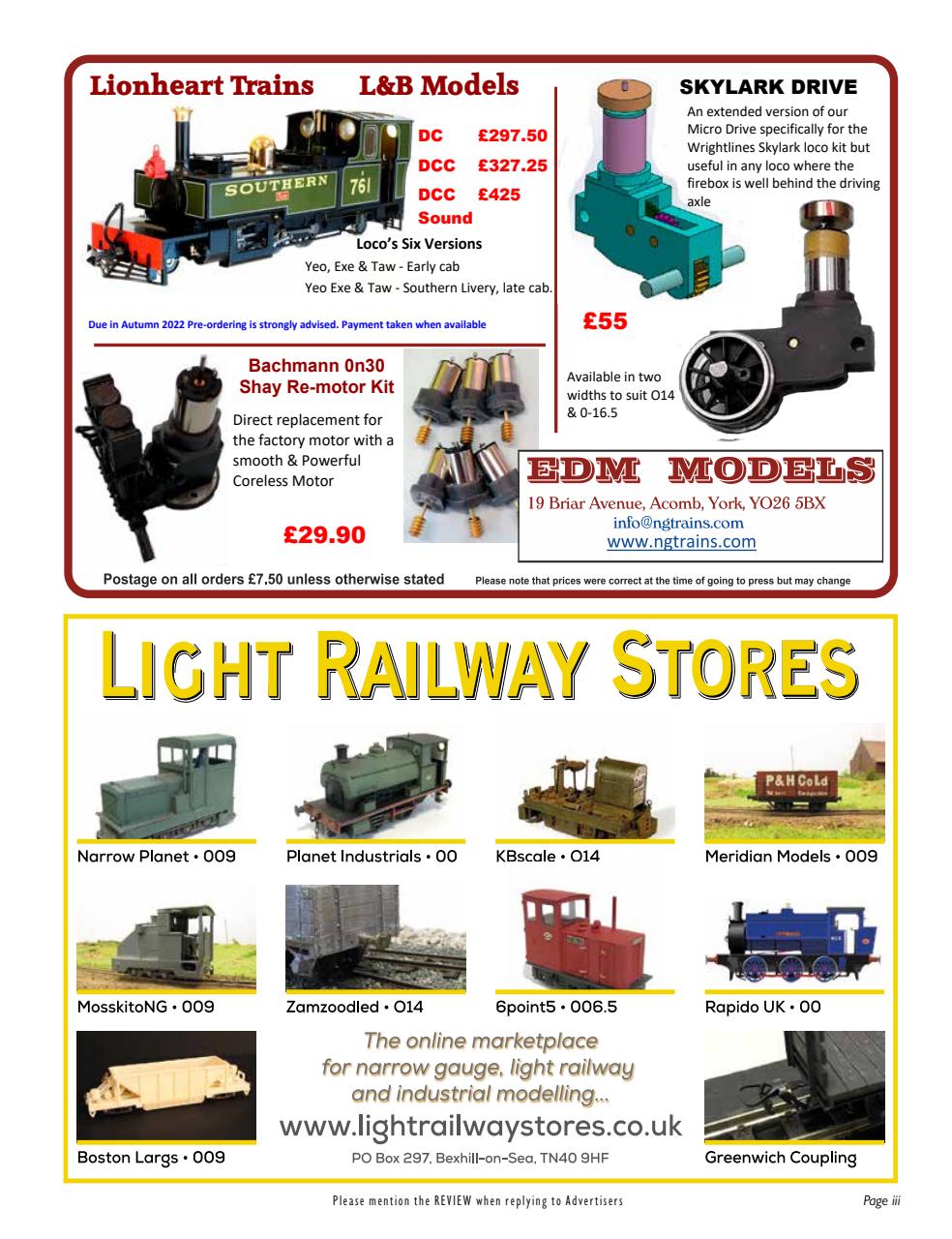 Narrow Gauge & Industrial Railway Modelling Review Preview Pages