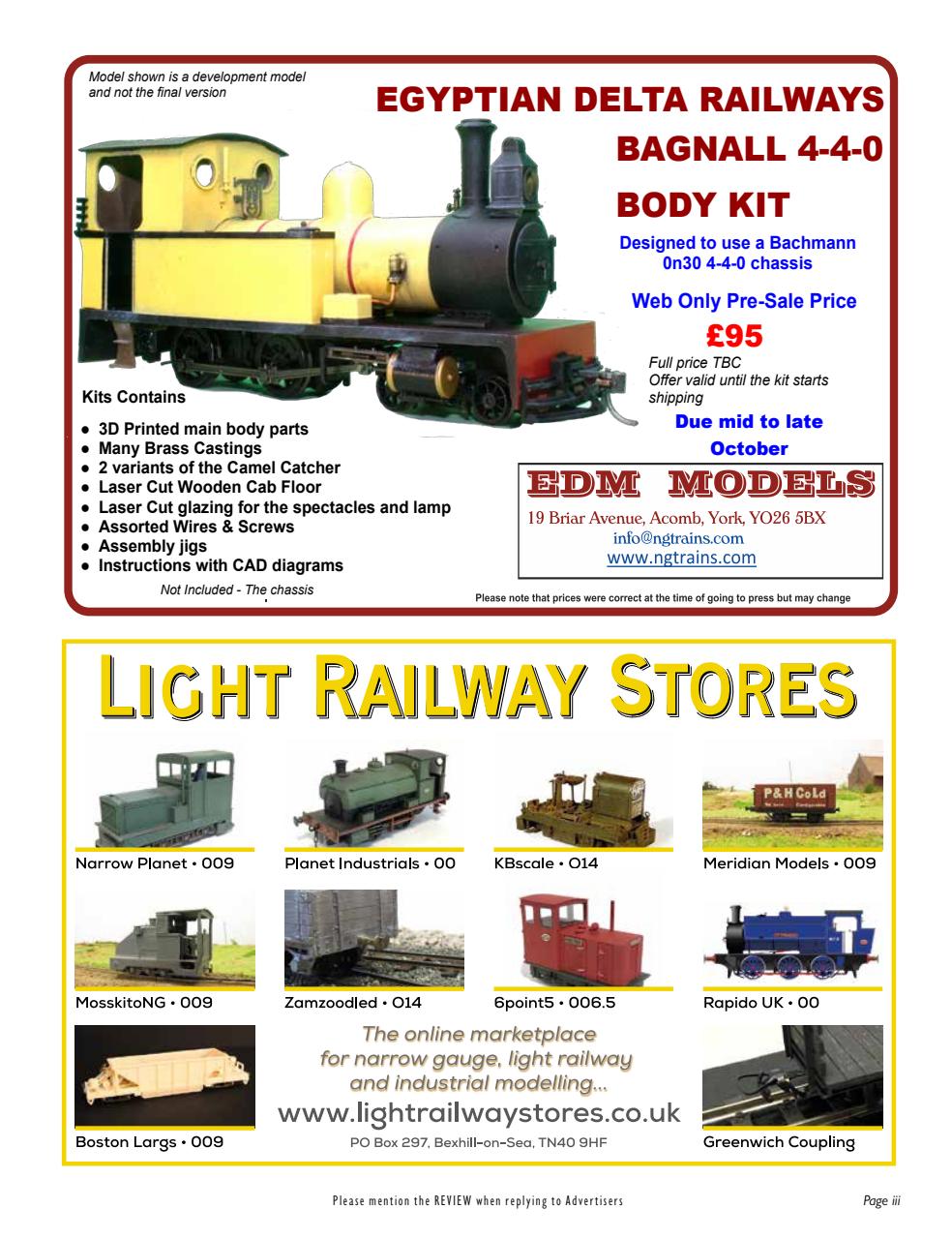 Narrow Gauge & Industrial Railway Modelling Review Preview Pages