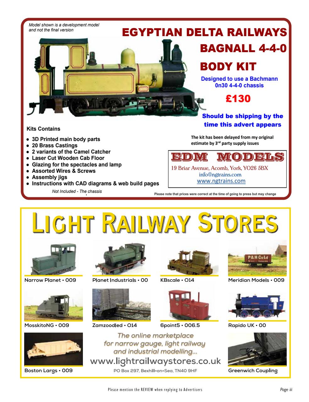 Narrow Gauge & Industrial Railway Modelling Review Preview Pages