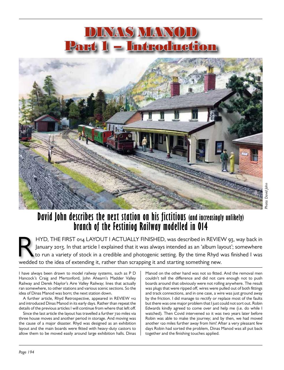 Narrow Gauge & Industrial Railway Modelling Review Preview Pages