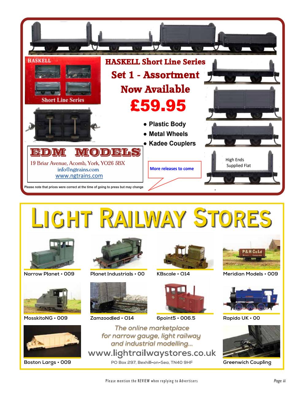 Narrow Gauge & Industrial Railway Modelling Review Preview Pages