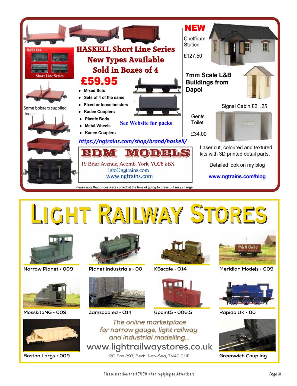 Narrow Gauge & Industrial Railway Modelling Review Preview Pages