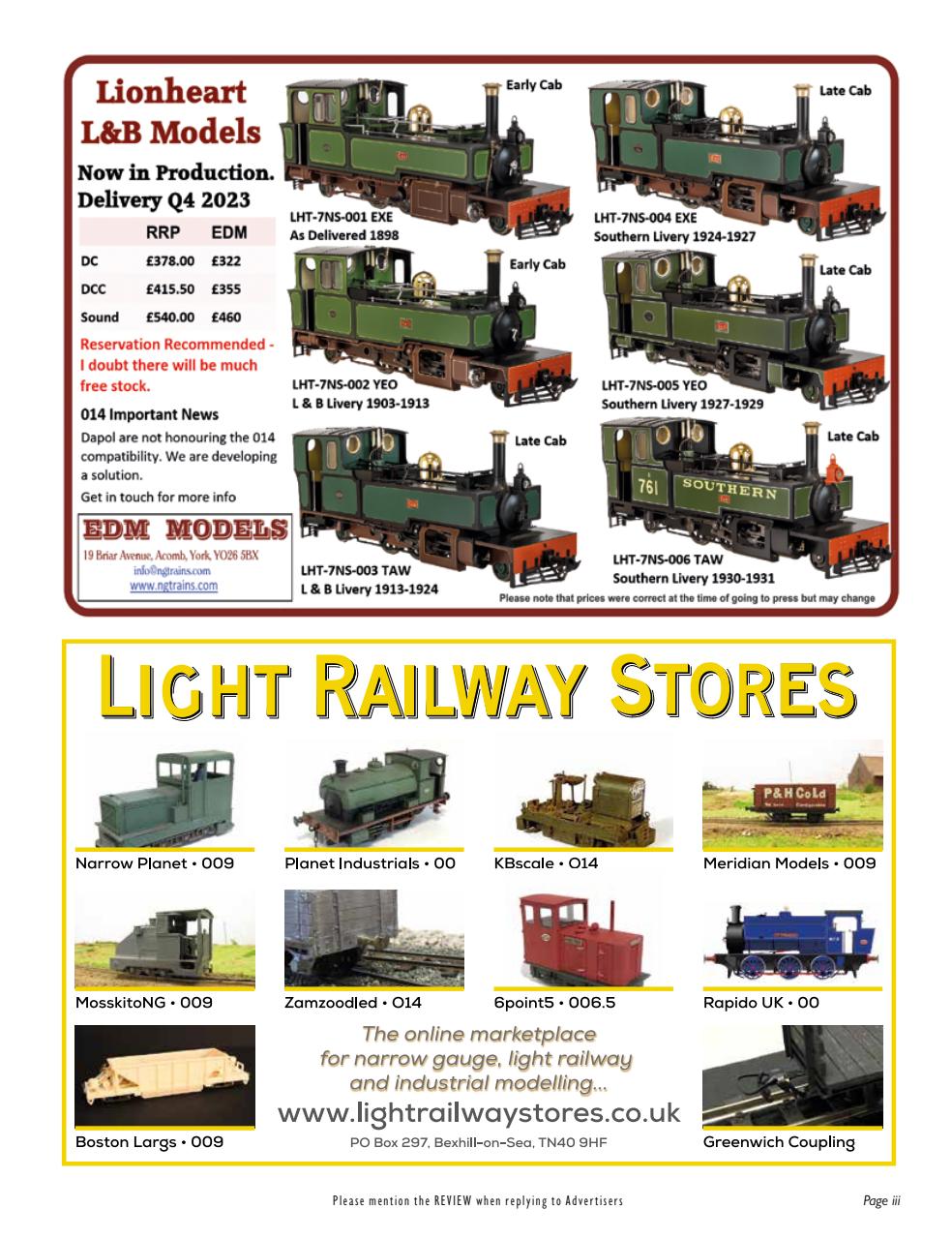 Narrow Gauge & Industrial Railway Modelling Review Preview Pages