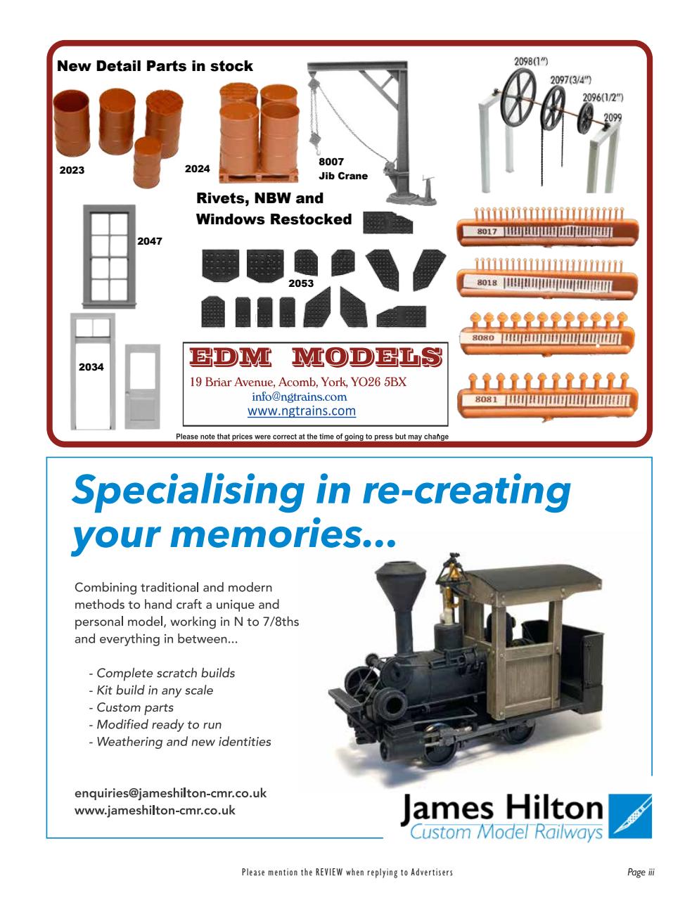 Narrow Gauge & Industrial Railway Modelling Review Preview Pages