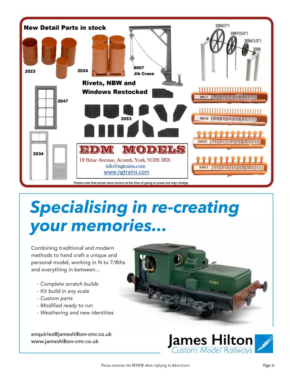 Narrow Gauge & Industrial Railway Modelling Review Preview Pages