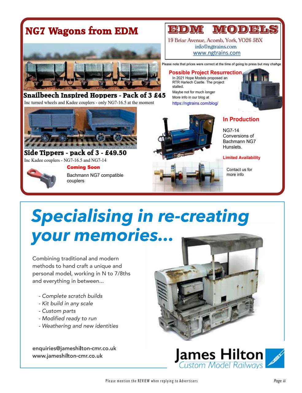 Narrow Gauge & Industrial Railway Modelling Review Preview Pages