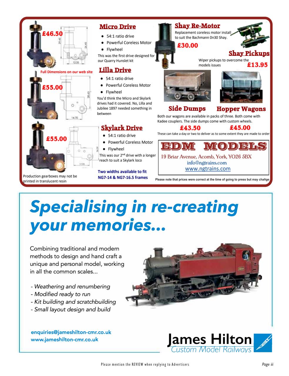Narrow Gauge & Industrial Railway Modelling Review Preview Pages