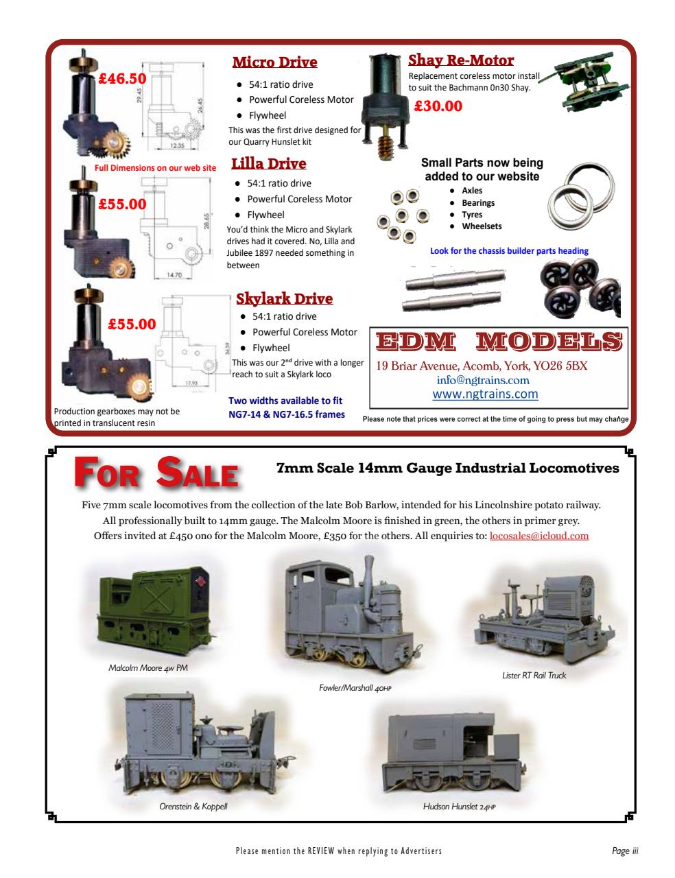 Narrow Gauge & Industrial Railway Modelling Review Preview Pages
