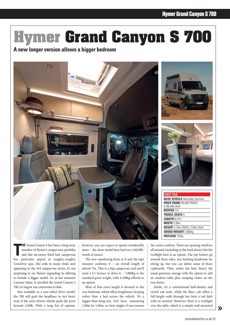 What Motorhome magazine Preview Pages