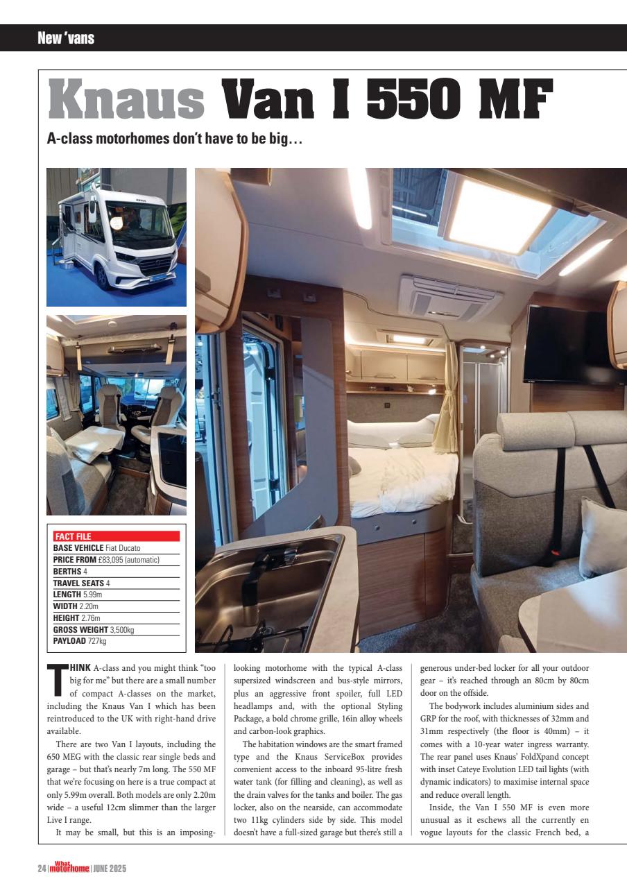 What Motorhome magazine Preview Pages