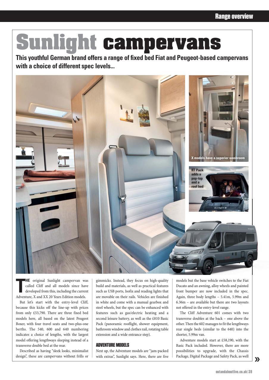 What Motorhome magazine Preview Pages