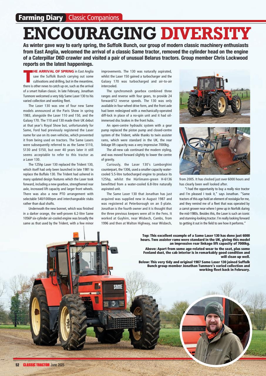 Classic Tractor Preview Pages