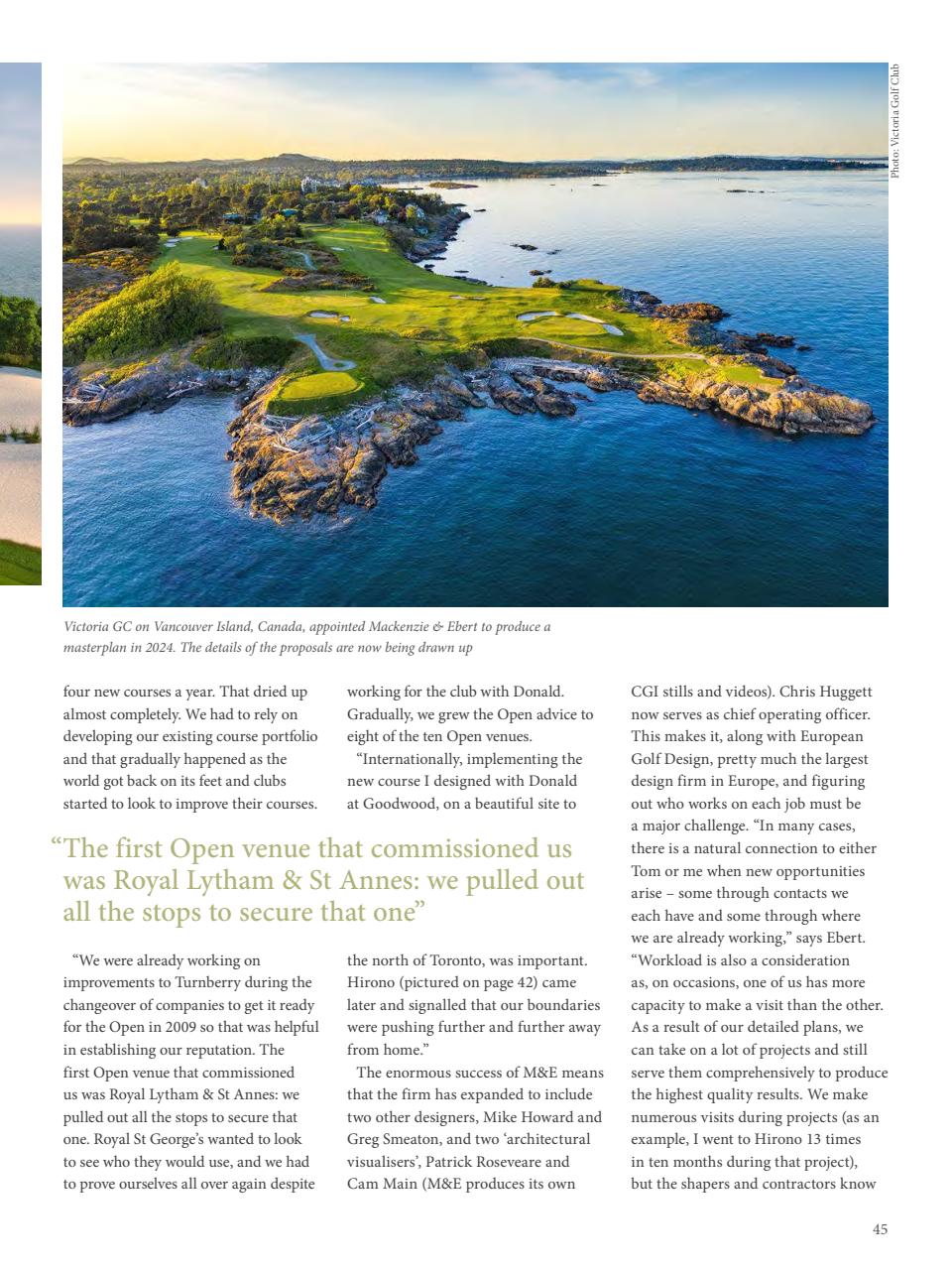 Golf Course Architecture Preview Pages