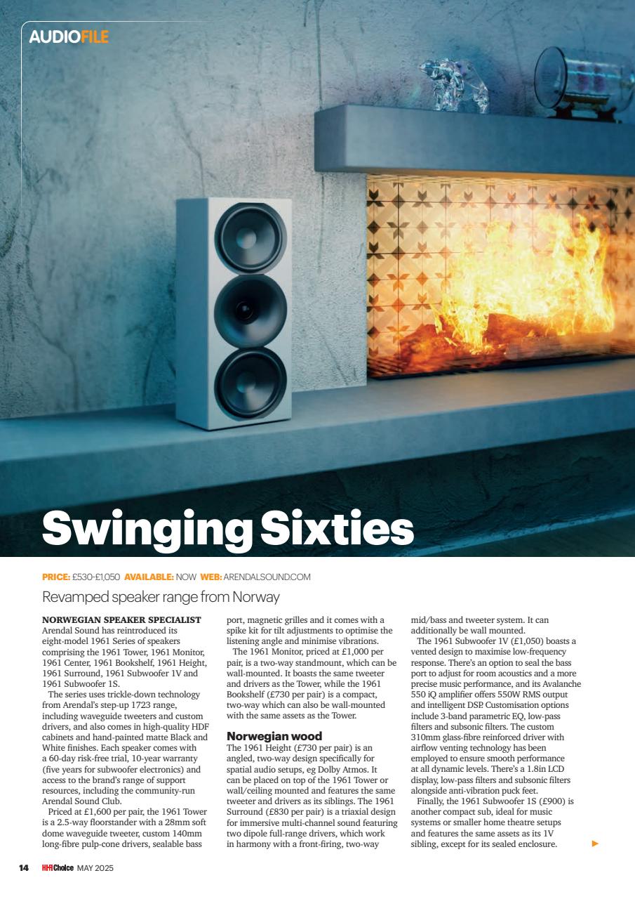 Hi-Fi Choice Preview Pages