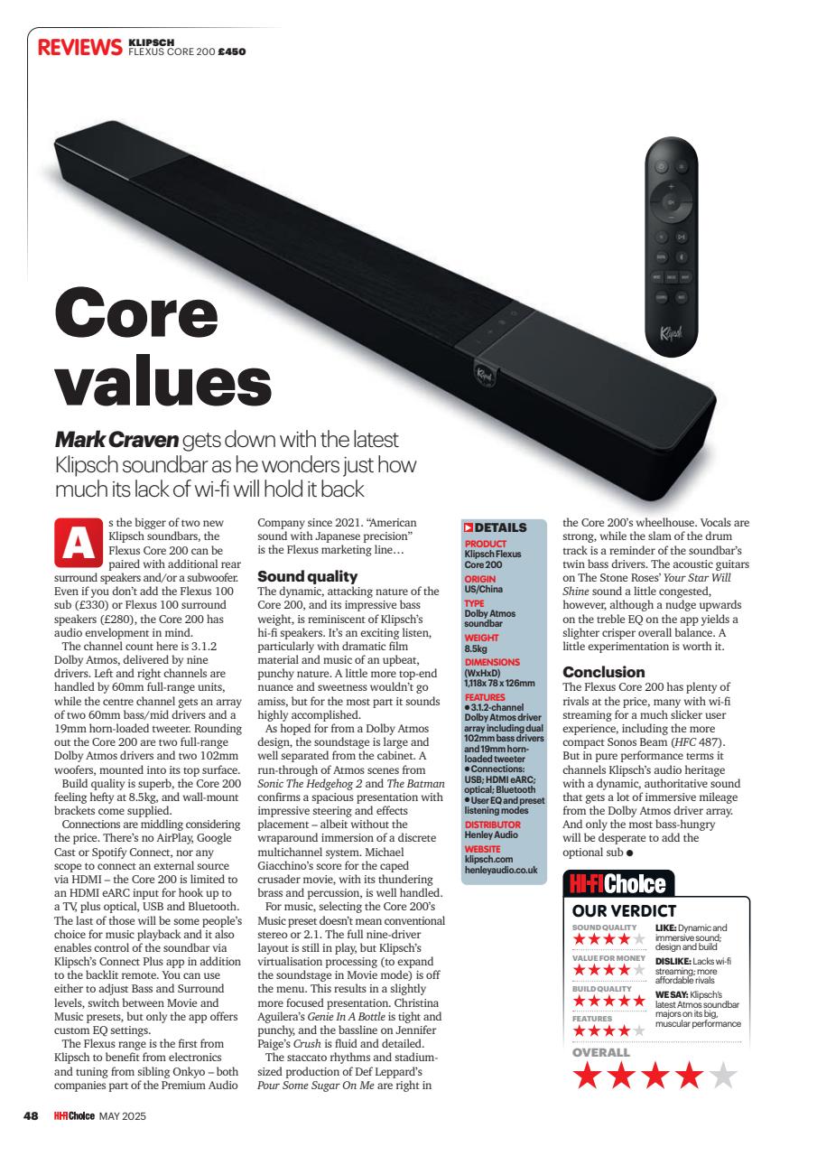 Hi-Fi Choice Preview Pages