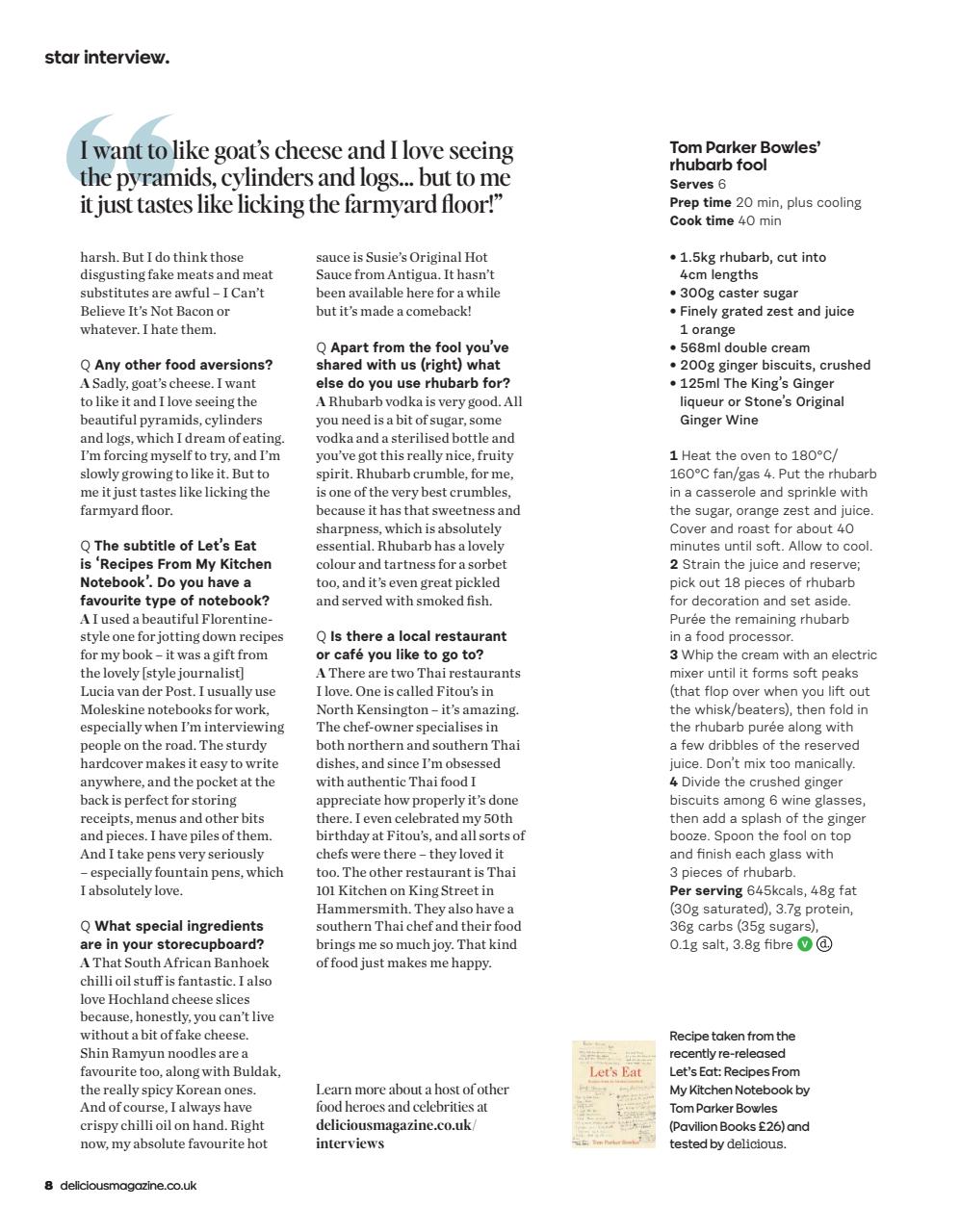 delicious. Magazine Preview Pages