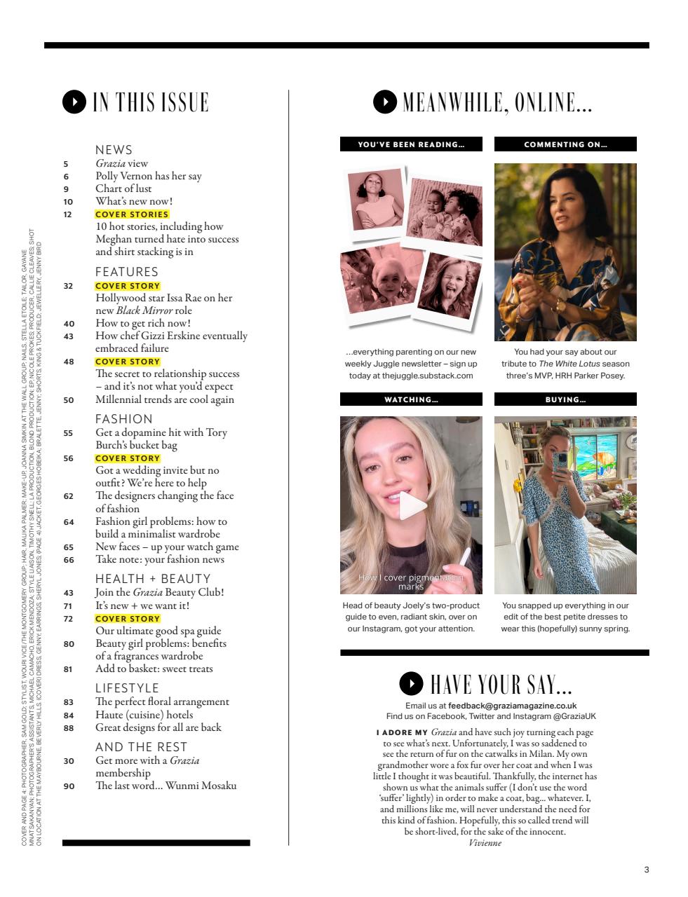 Grazia Preview Pages