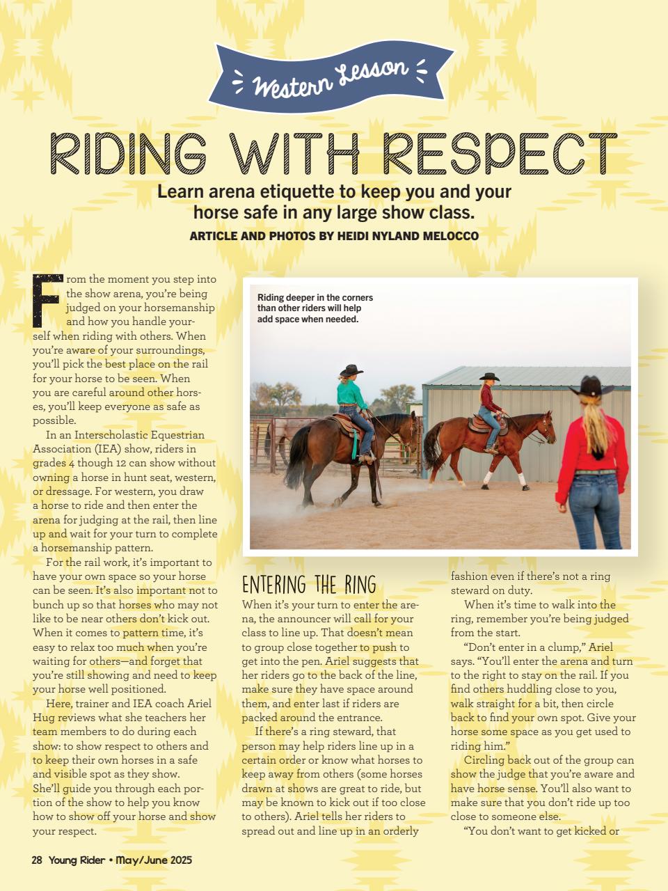 Young Rider Magazine Preview Pages