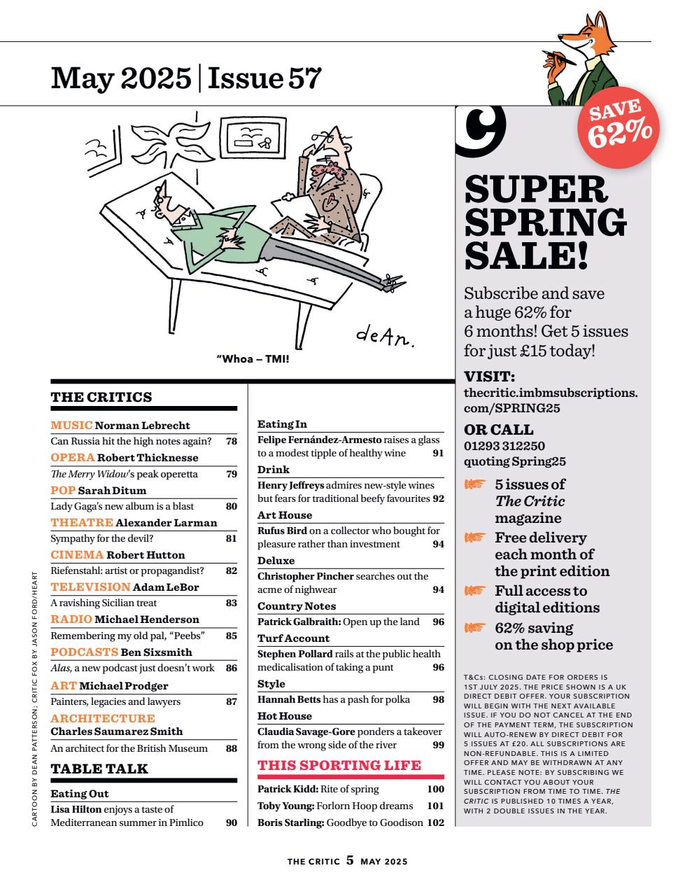 The Critic Preview Pages