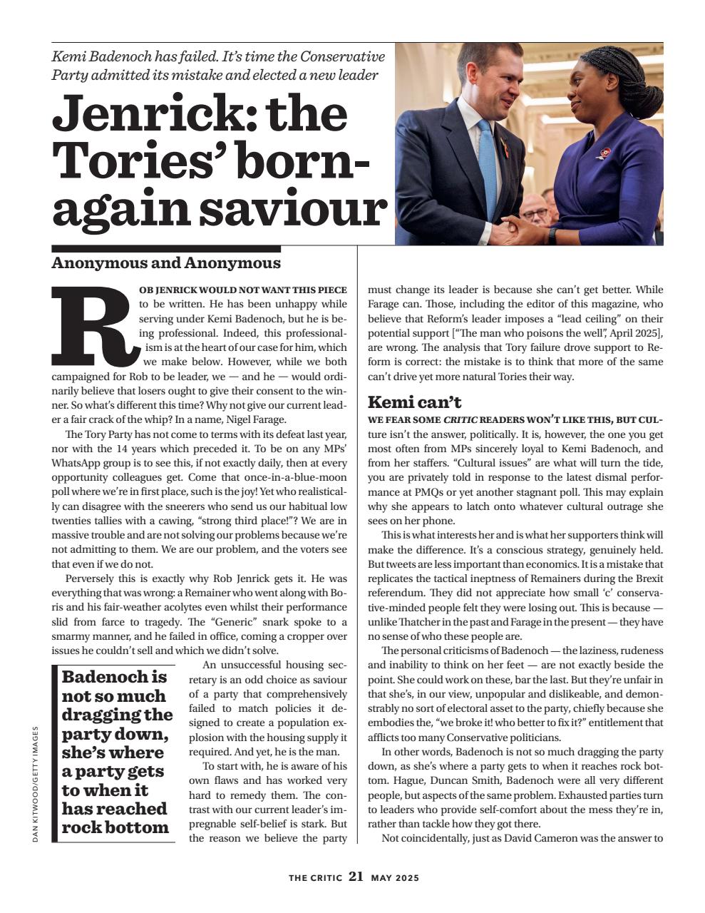 The Critic Preview Pages