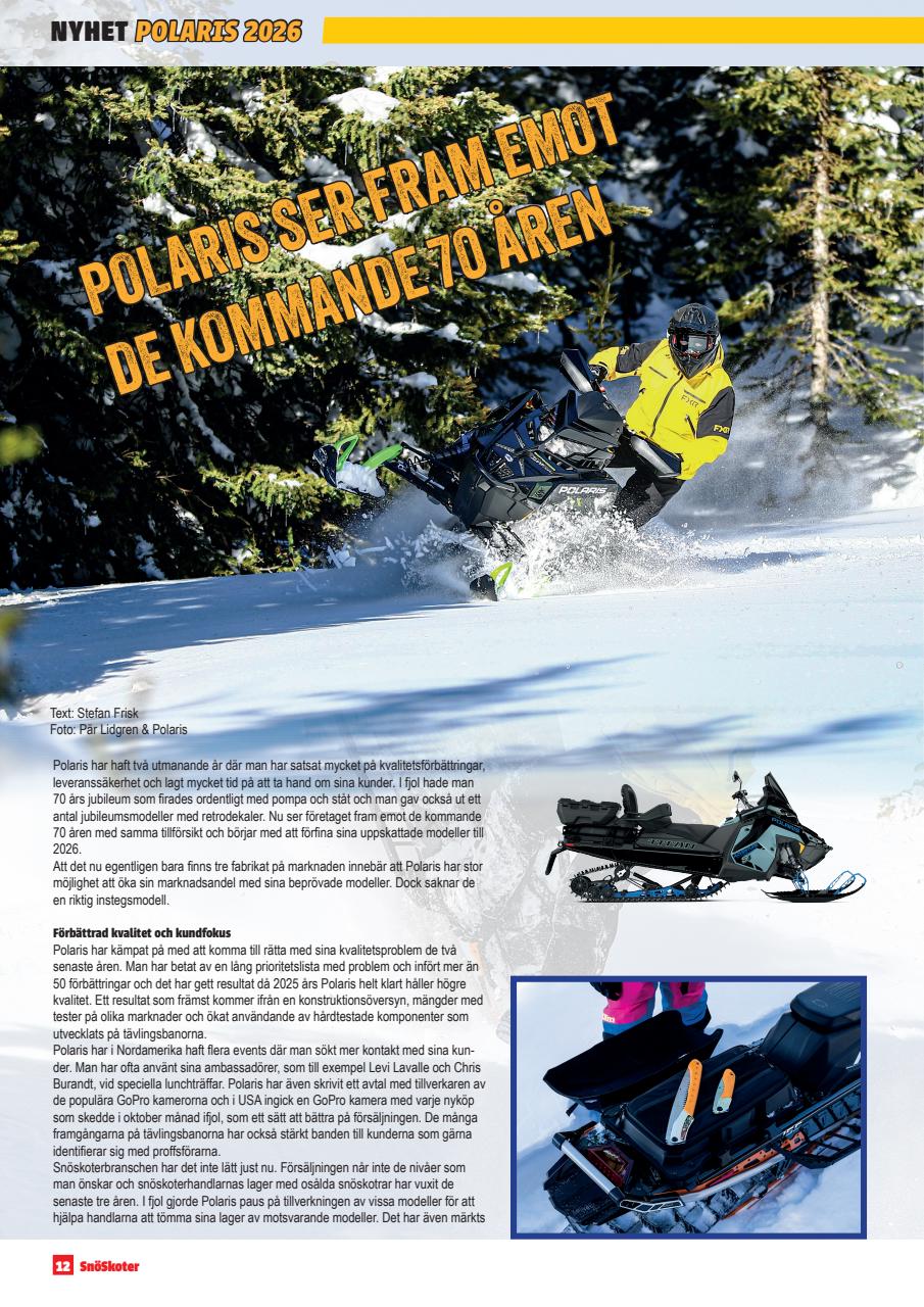 Tidningen Snöskoter Preview Pages
