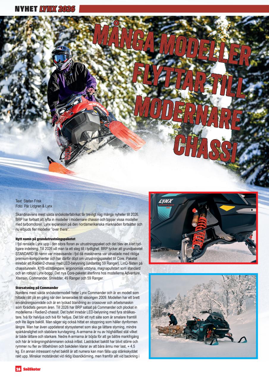 Tidningen Snöskoter Preview Pages