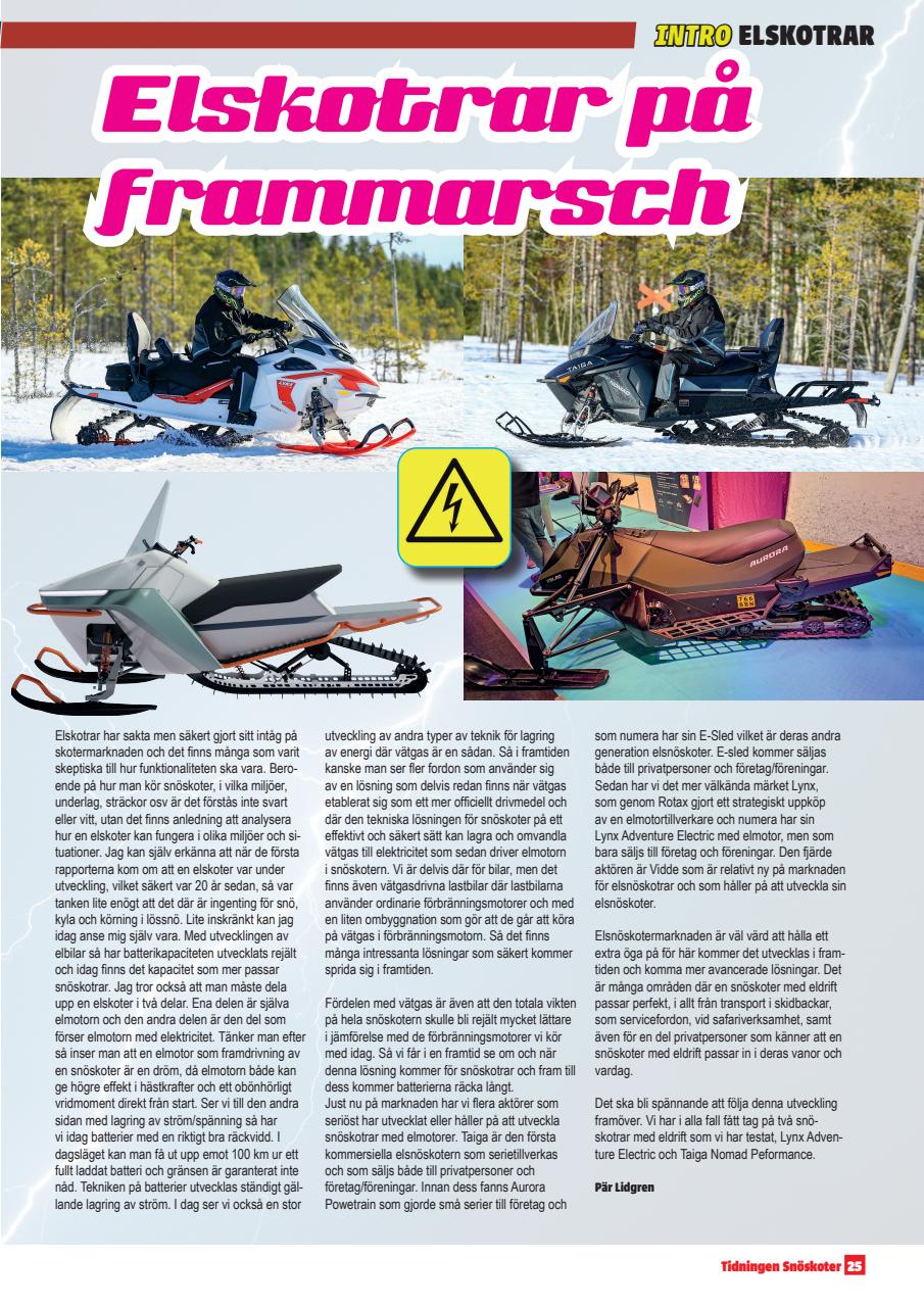 Tidningen Snöskoter Preview Pages