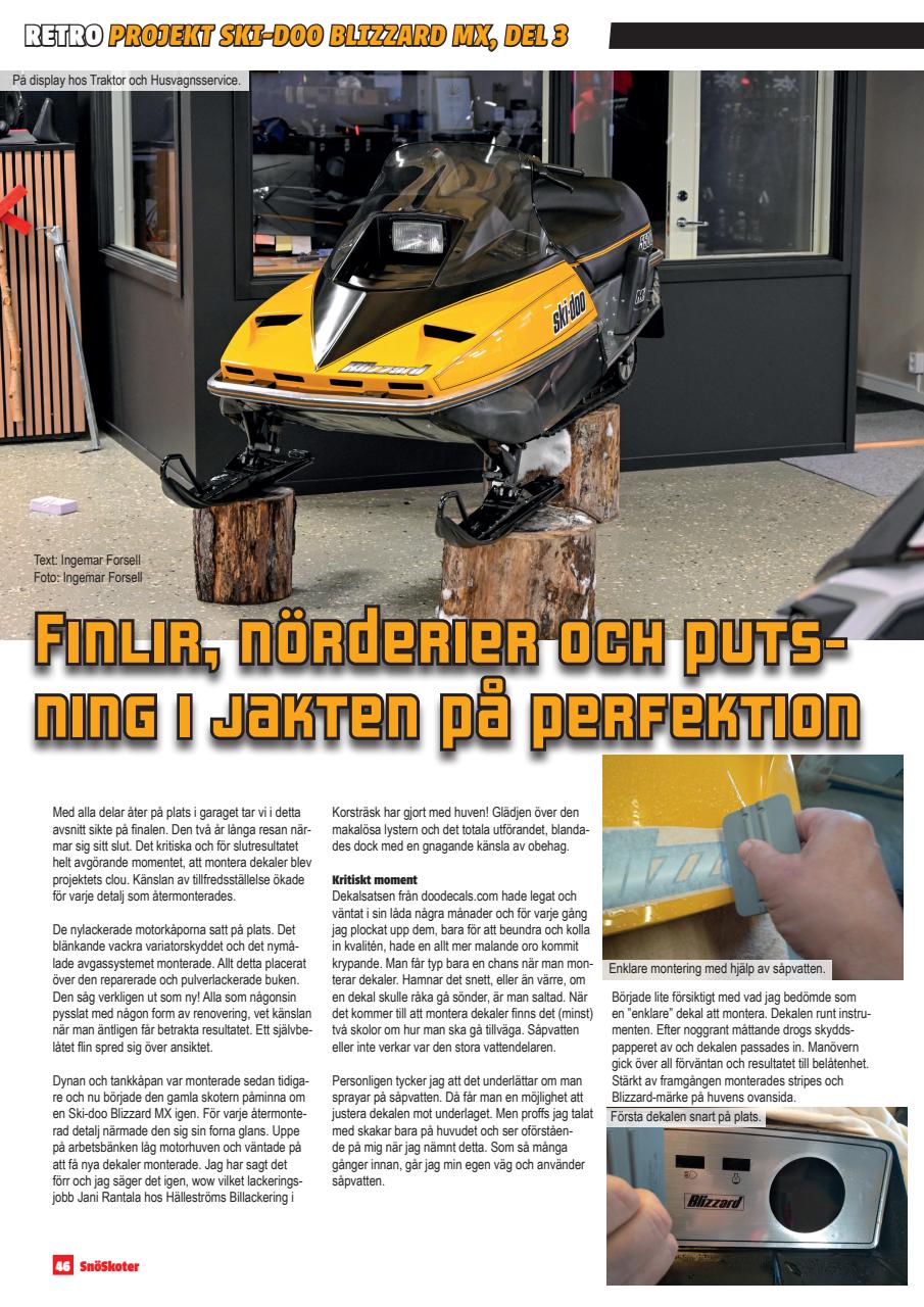 Tidningen Snöskoter Preview Pages