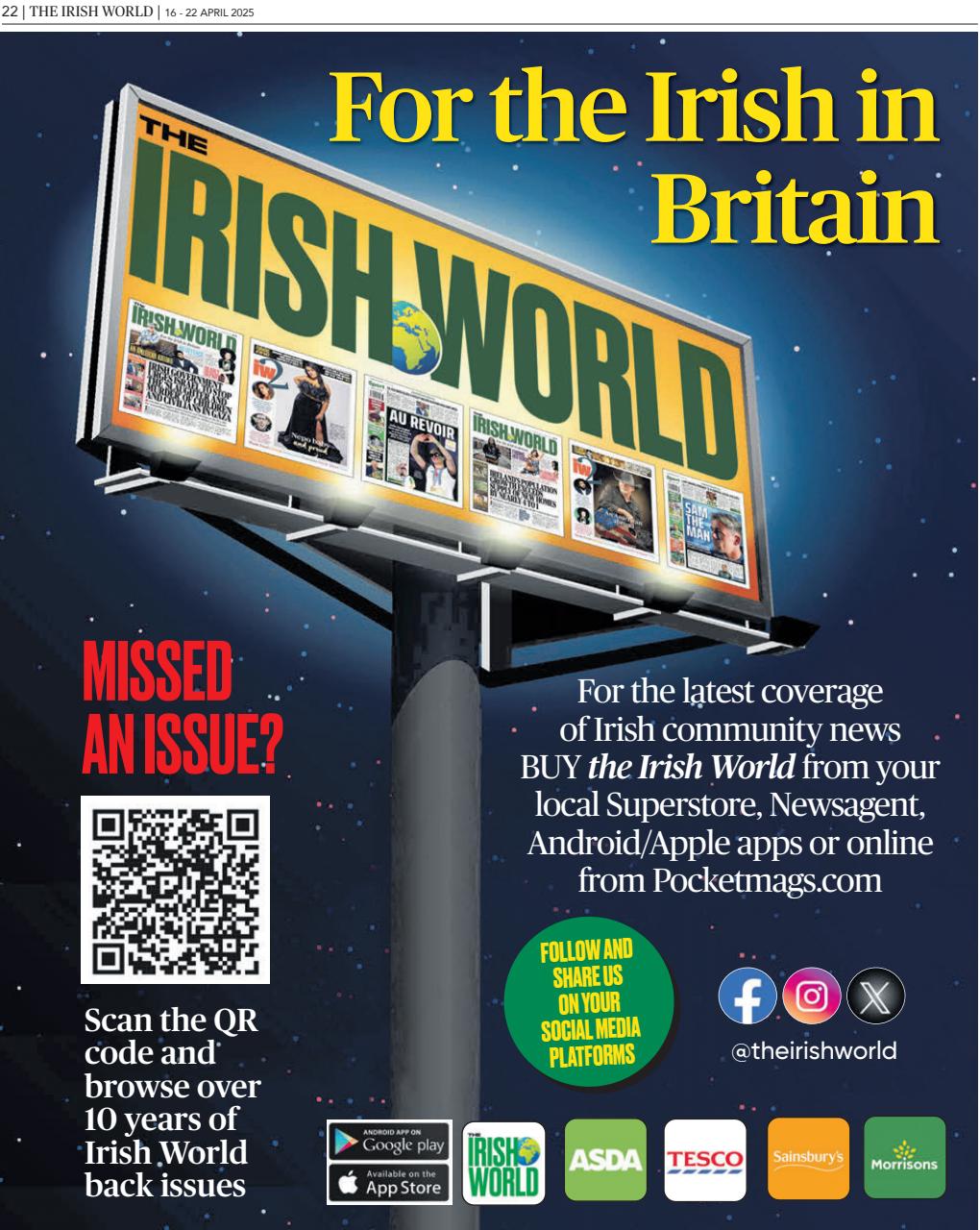 Irish World Preview Pages