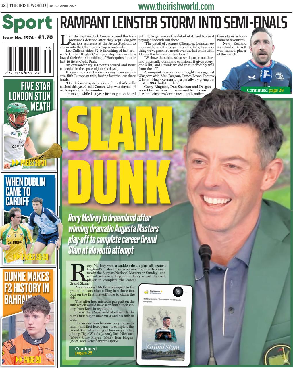 Irish World Preview Pages