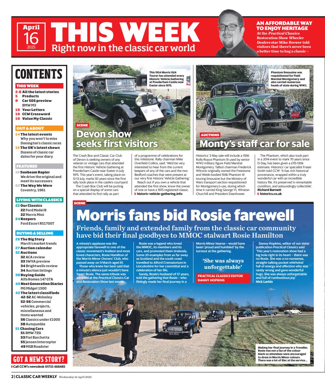 Classic Car Weekly Preview Pages
