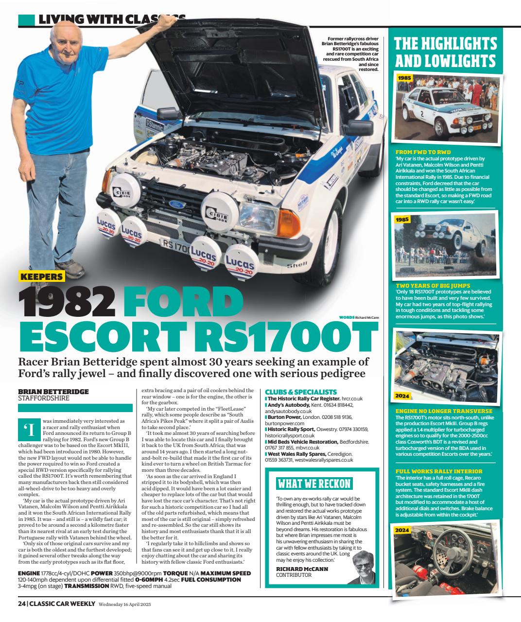 Classic Car Weekly Preview Pages