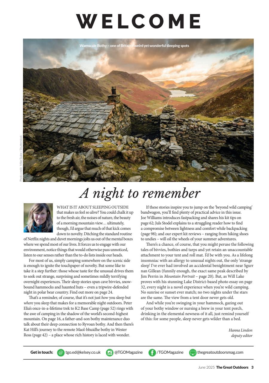 TGO - The Great Outdoors Magazine Preview Pages
