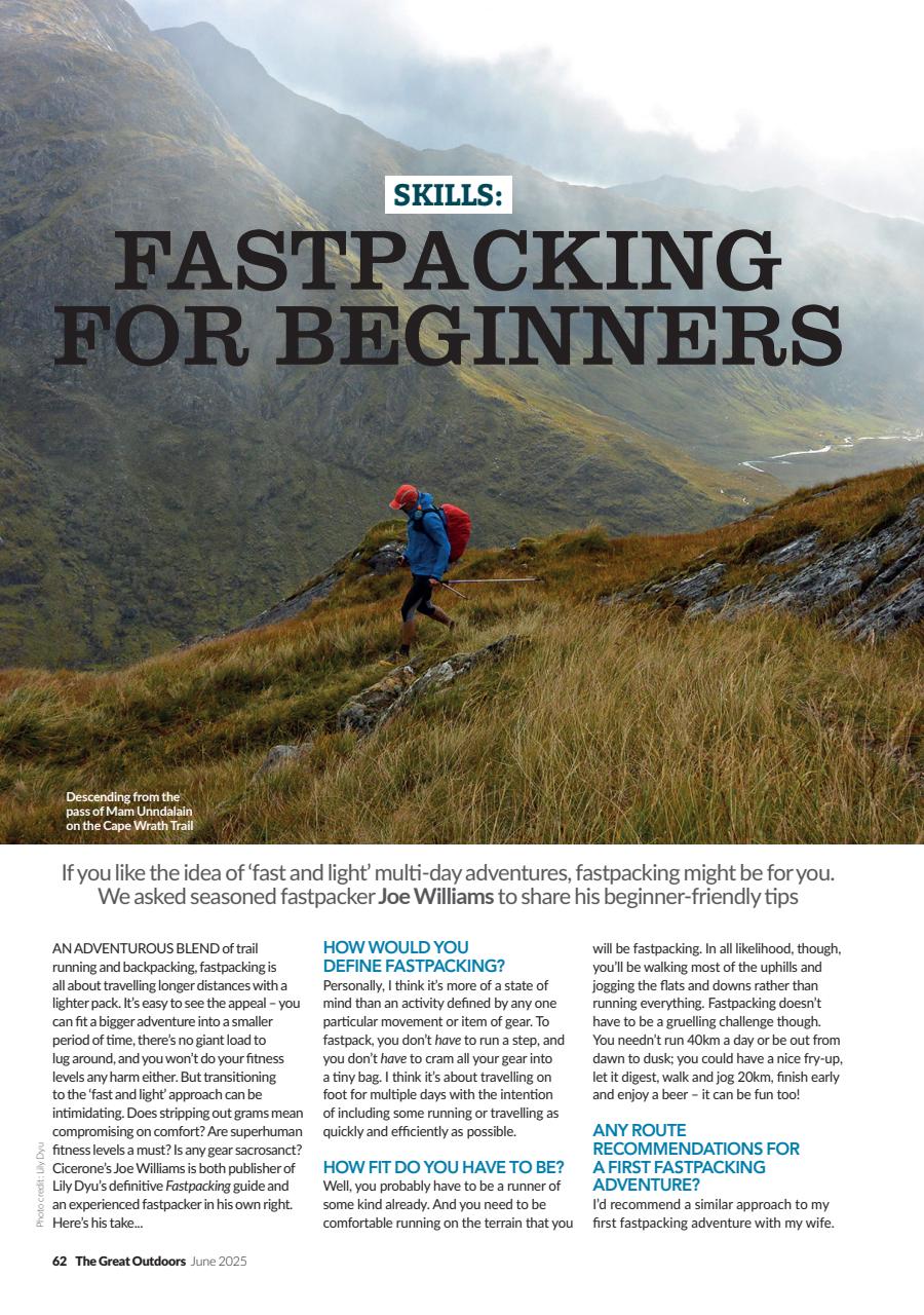 TGO - The Great Outdoors Magazine Preview Pages