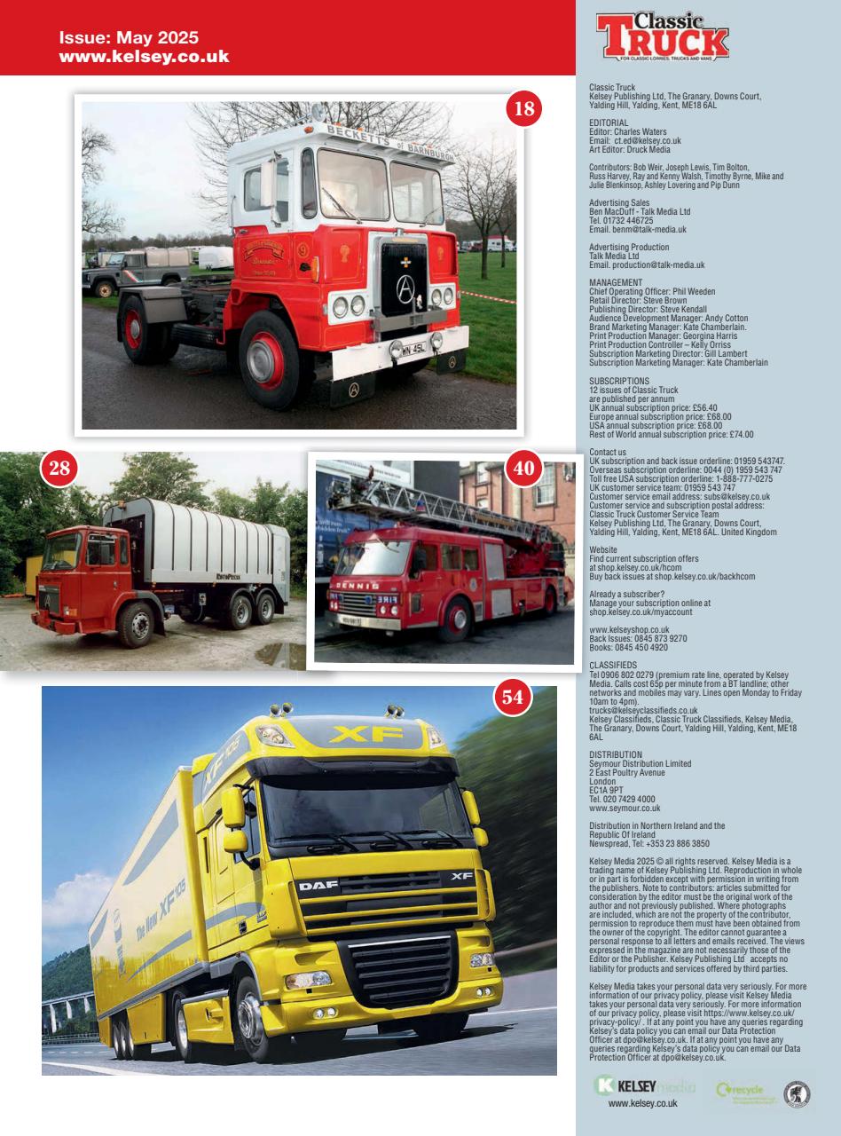 Classic Truck Preview Pages