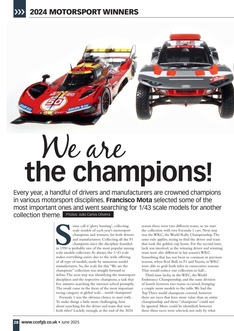 Diecast Collector Preview Pages