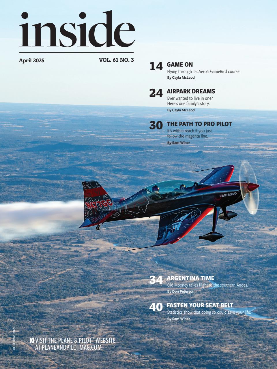 Plane & Pilot Preview Pages