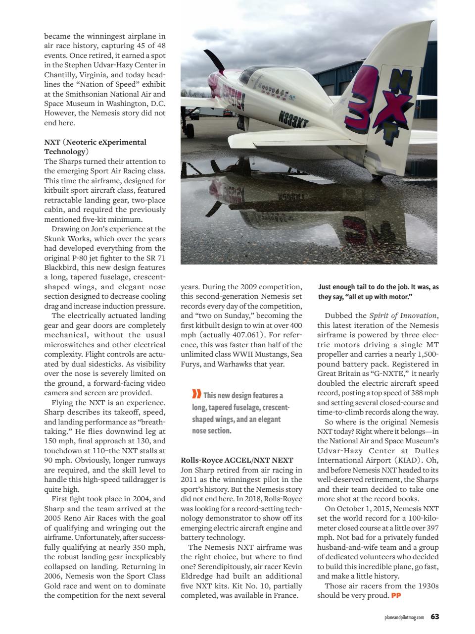 Plane & Pilot Preview Pages